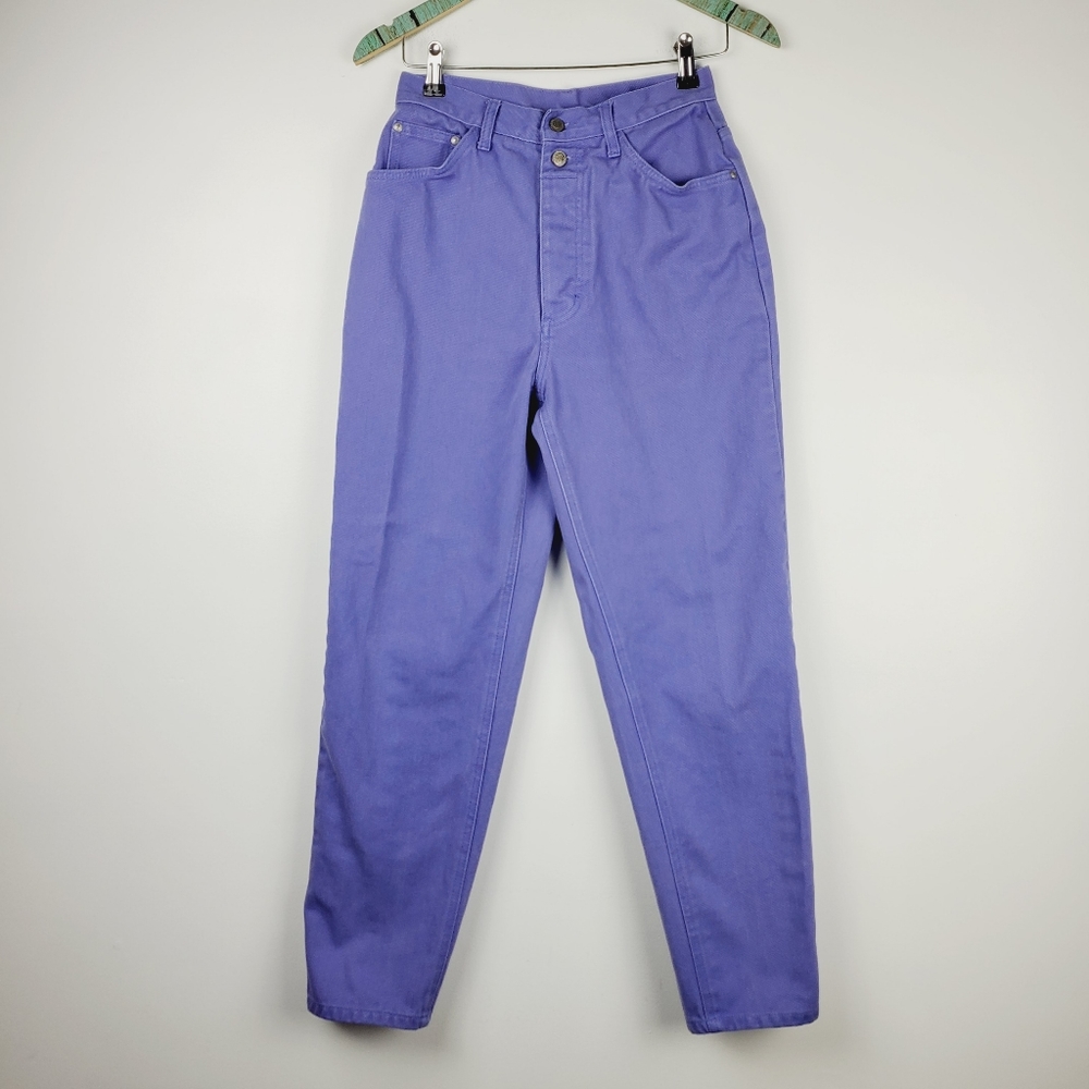 Vtg Gitano Hi-Rise Button-Fly Taper Jeans Sz 11/12